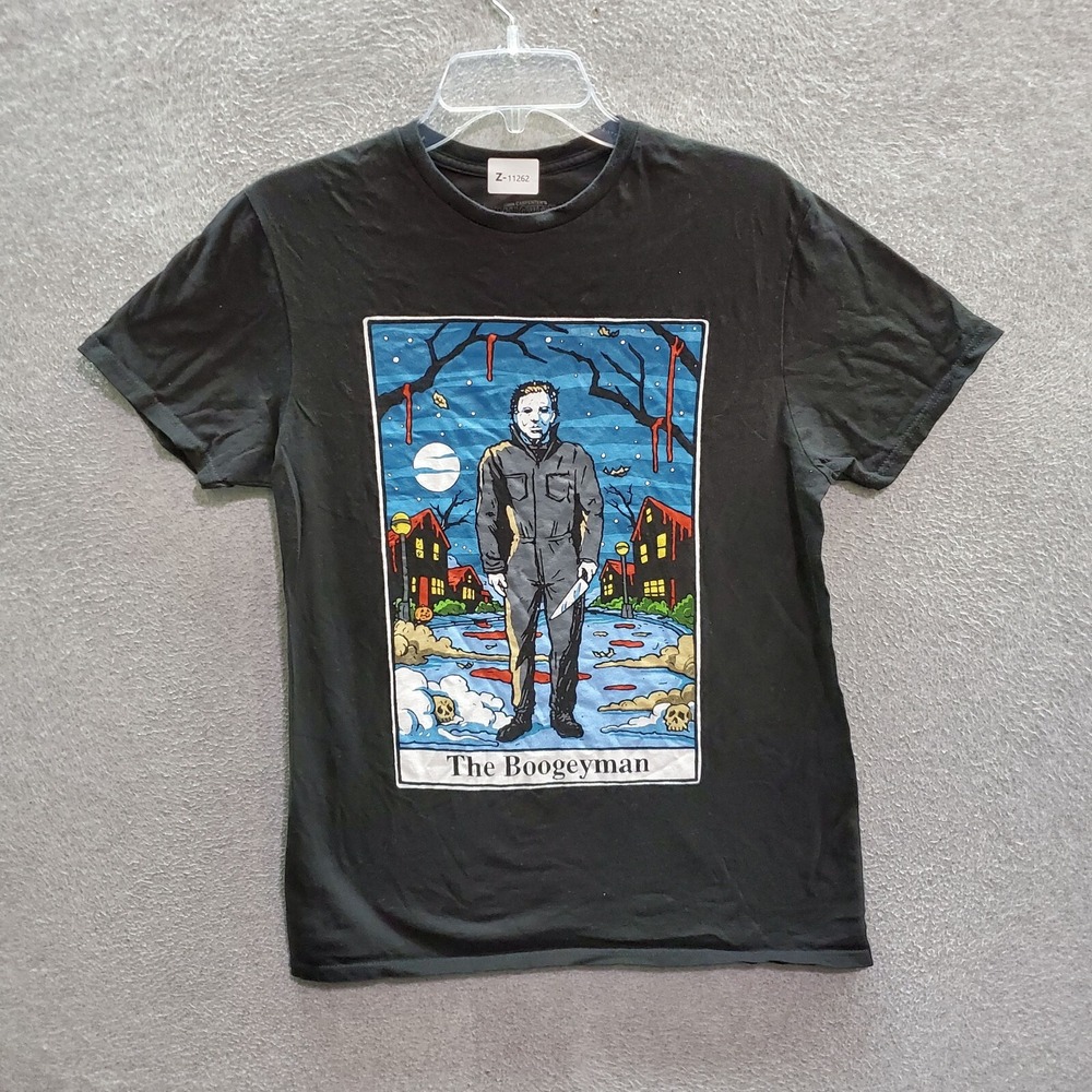 John Carpenter's Halloween Men T-Shirt Medium Black The Boogeyman Michael Meyers